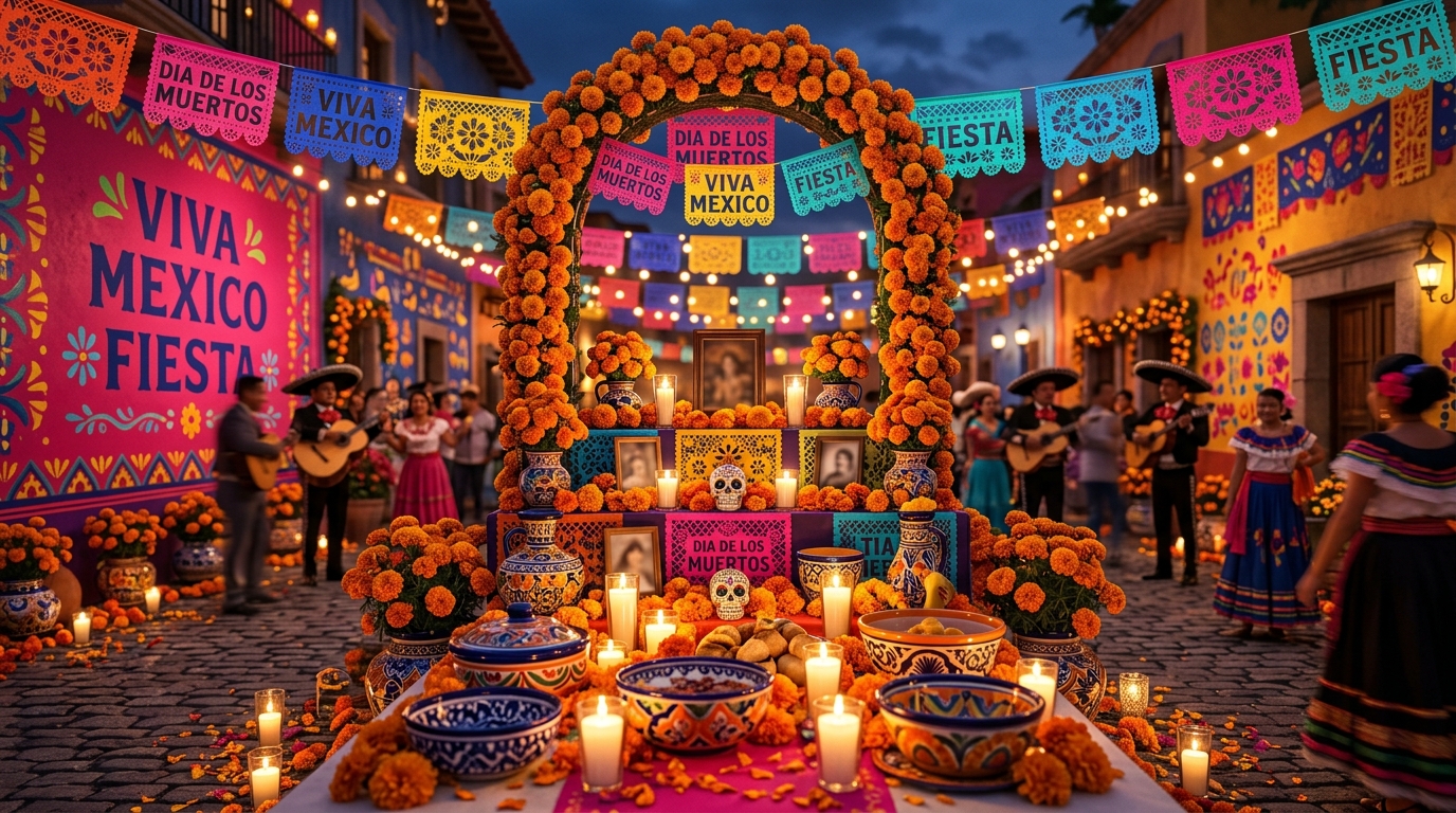 Mexican Theme Background 4K Ultra HD Wallpaper Preview