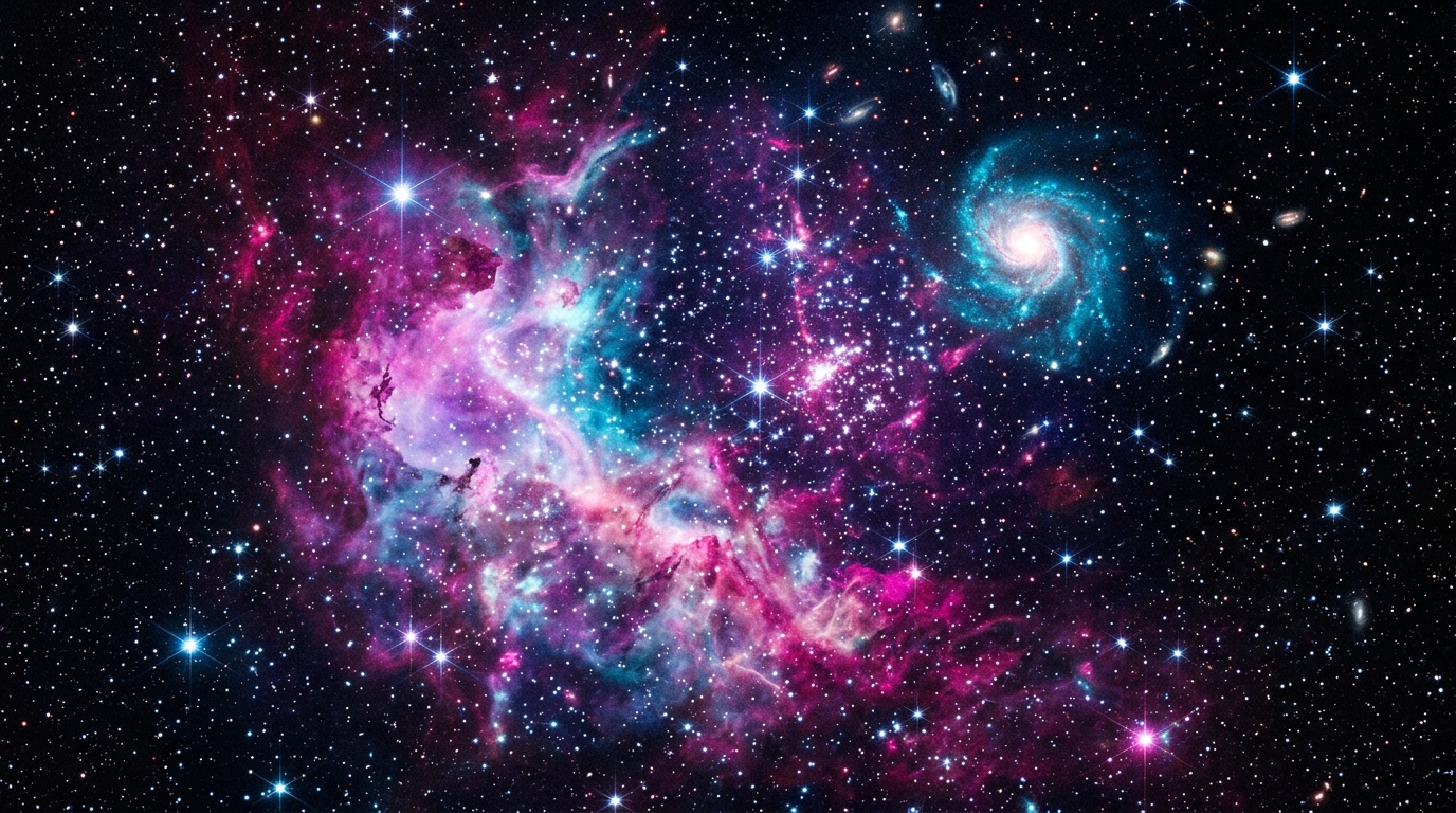 Space Theme Background 4K Ultra HD Wallpaper Preview